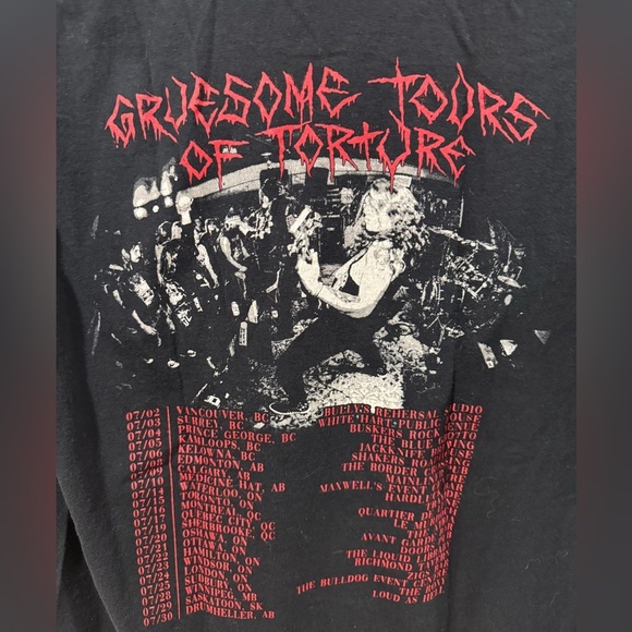 Detherous Thrash Heavy Metal Concert T-Shirt - Picture 4 of 9